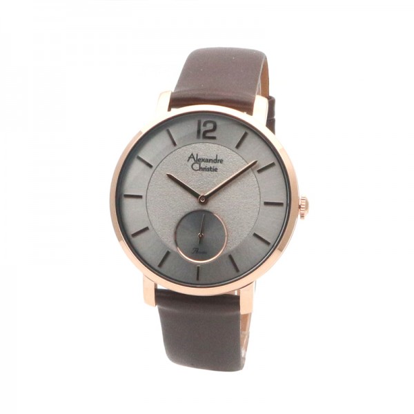 Alexandre Christie AC 8590 Rosegold Brown Man MSLRGBA